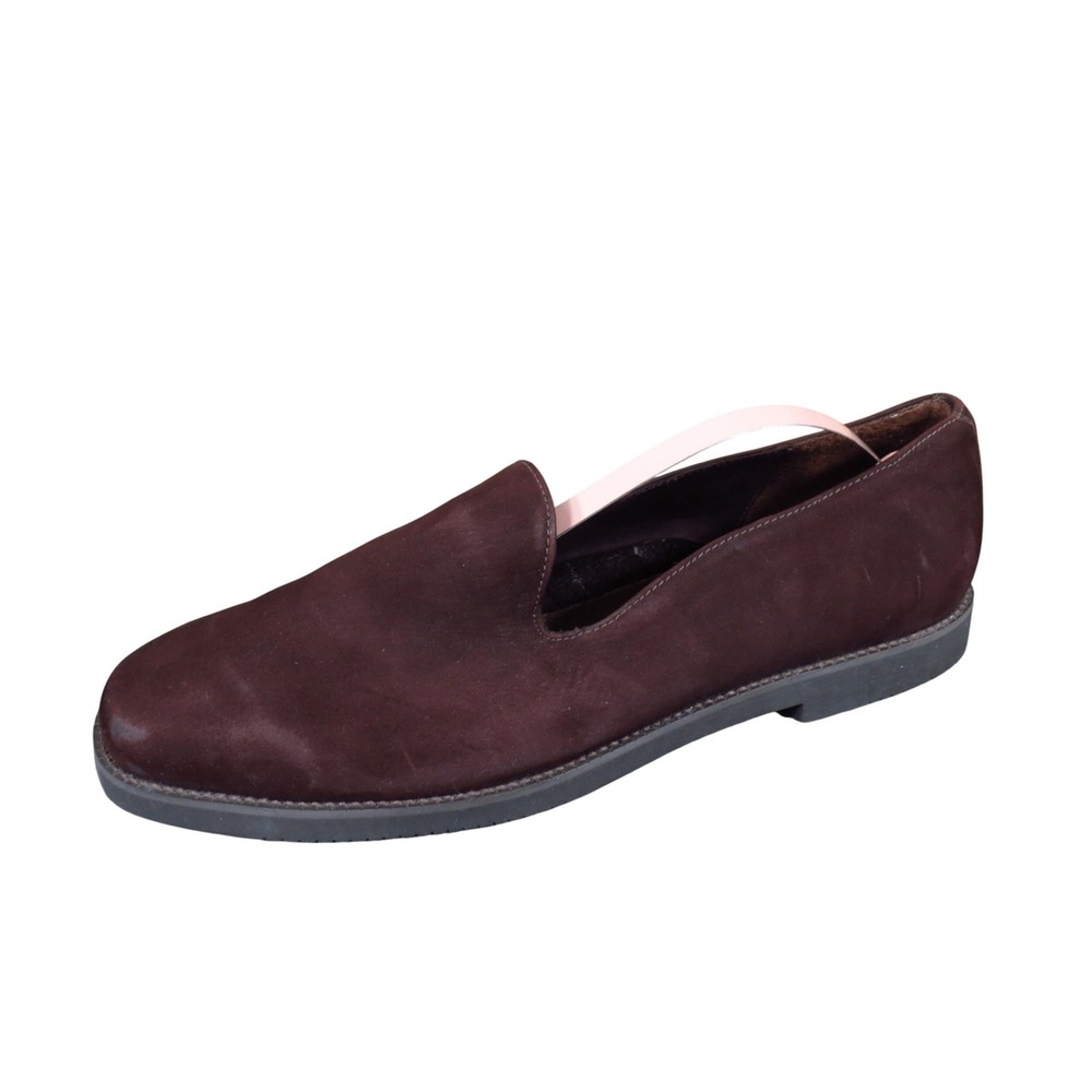 Eddie Bauer Women Loafer Size 9 Slip-On Everyday Brown Suede Made in Brazil